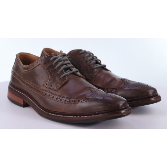 Cole Haan Men\'s Wingtip Oxfords Dress Shoes Size 8 M Leather Brown C20314 main image 10